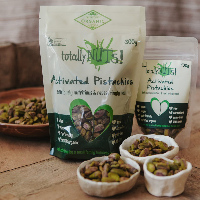 Organic Activated Pistachios Totally Nuts