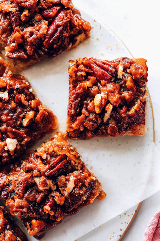 Best Ever Paleo Vegan Pecan Pie Bars